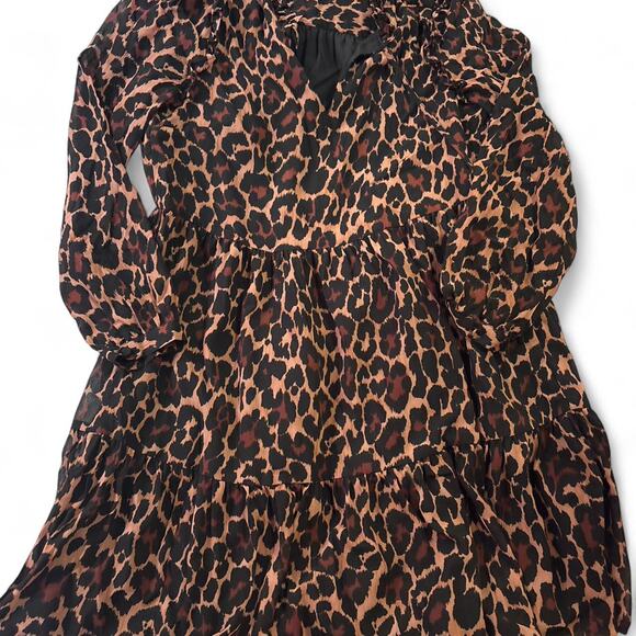 Jcrew small leopard print dress - Picture 3 of 8